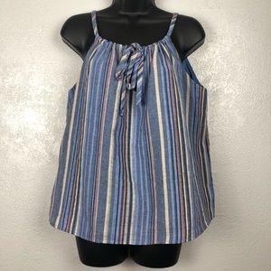 ANTHROPOLOGIE EVERLY tank spaghetti strap …